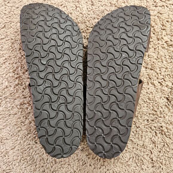 Birkenstock Larisa Sandals Womens 10 EU41 Habana Brown Leather 006401 w box - Picture 6 of 9